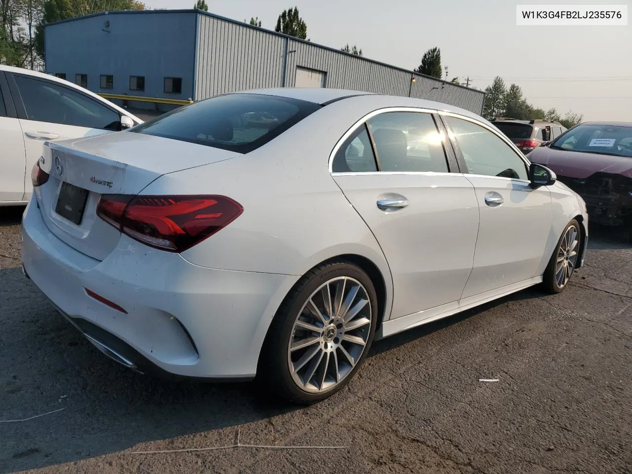 2020 Mercedes-Benz A 220 4Matic VIN: W1K3G4FB2LJ235576 Lot: 70517054