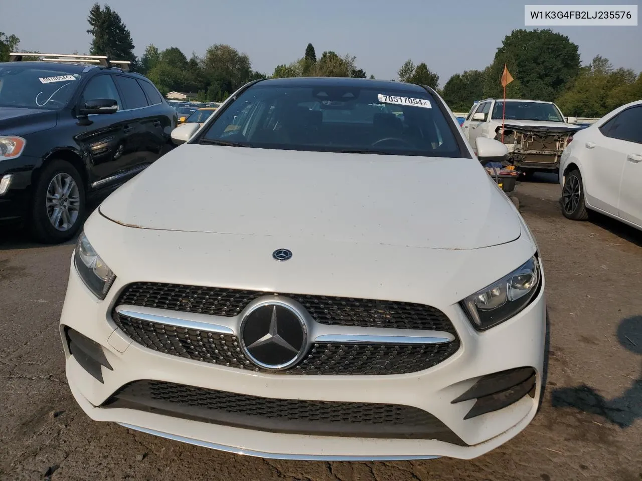 2020 Mercedes-Benz A 220 4Matic VIN: W1K3G4FB2LJ235576 Lot: 70517054