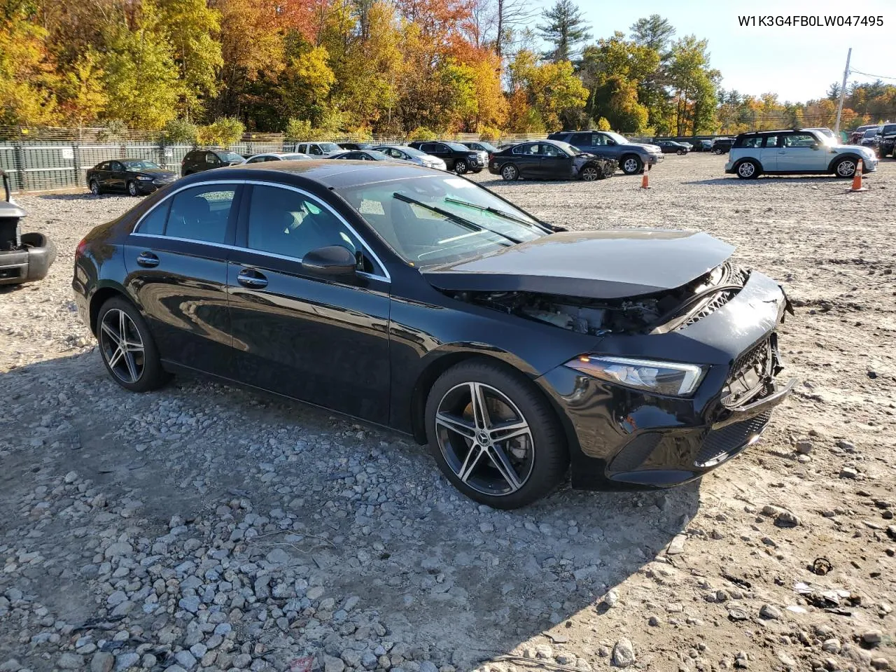 2020 Mercedes-Benz A 220 4Matic VIN: W1K3G4FB0LW047495 Lot: 76656424