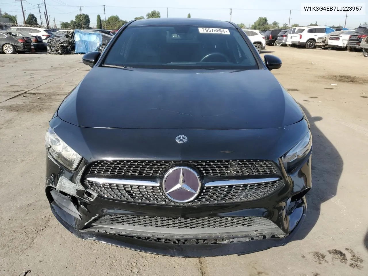 2020 Mercedes-Benz A 220 VIN: W1K3G4EB7LJ223957 Lot: 79576664