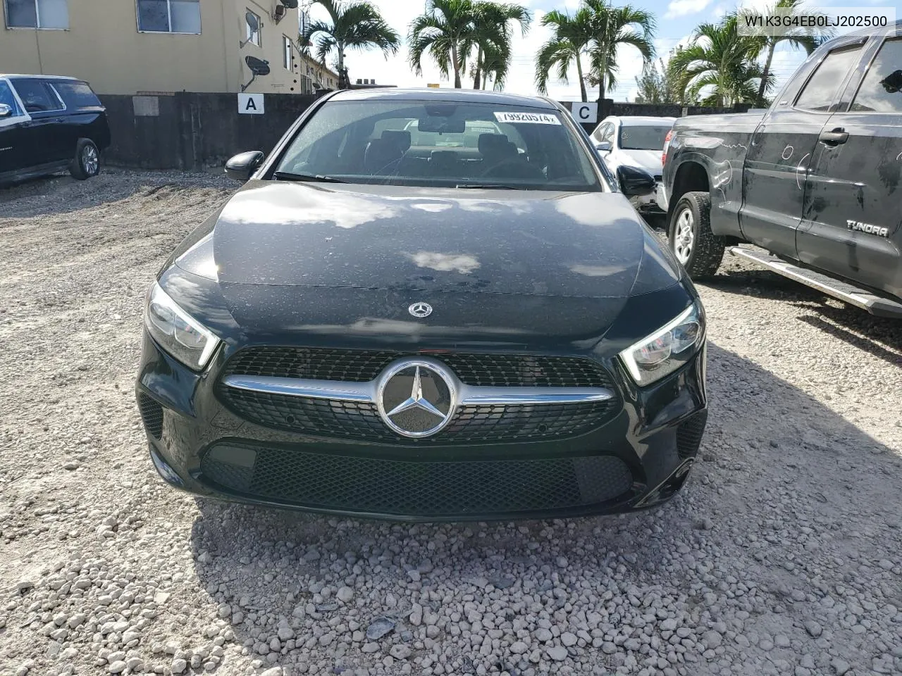 2020 Mercedes-Benz A 220 VIN: W1K3G4EB0LJ202500 Lot: 79920574