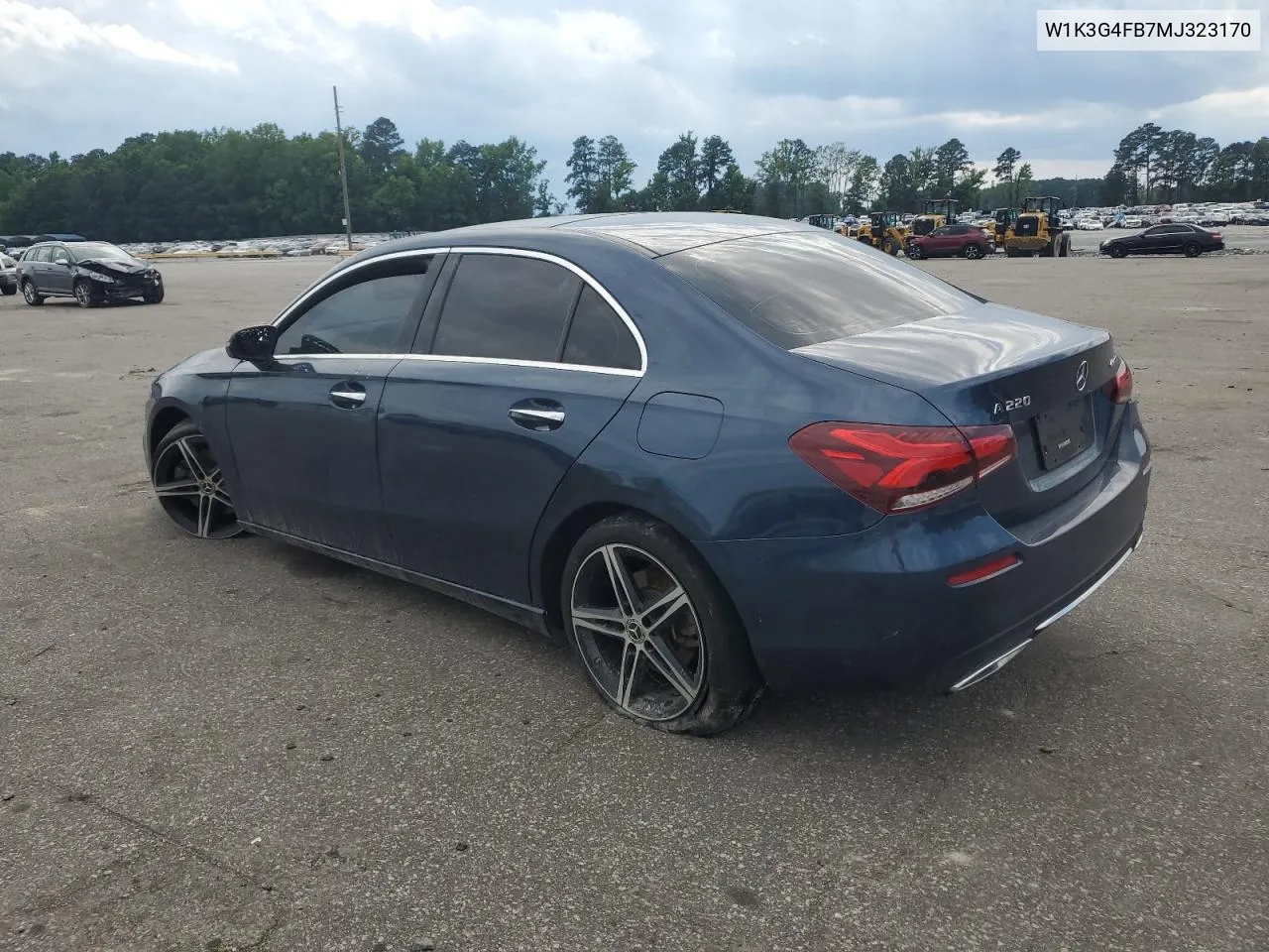 2021 Mercedes-Benz A 220 4Matic VIN: W1K3G4FB7MJ323170 Lot: 63626764