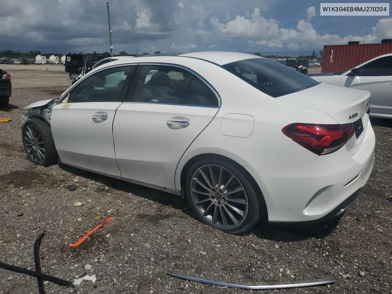 2021 Mercedes-Benz A 220 VIN: W1K3G4EB4MJ270204 Lot: 69067474