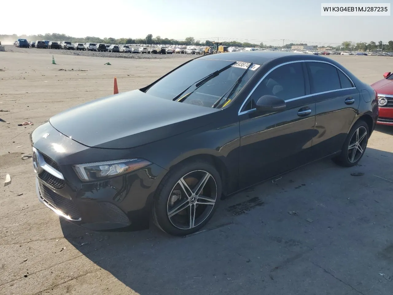 2021 Mercedes-Benz A 220 VIN: W1K3G4EB1MJ287235 Lot: 69387424