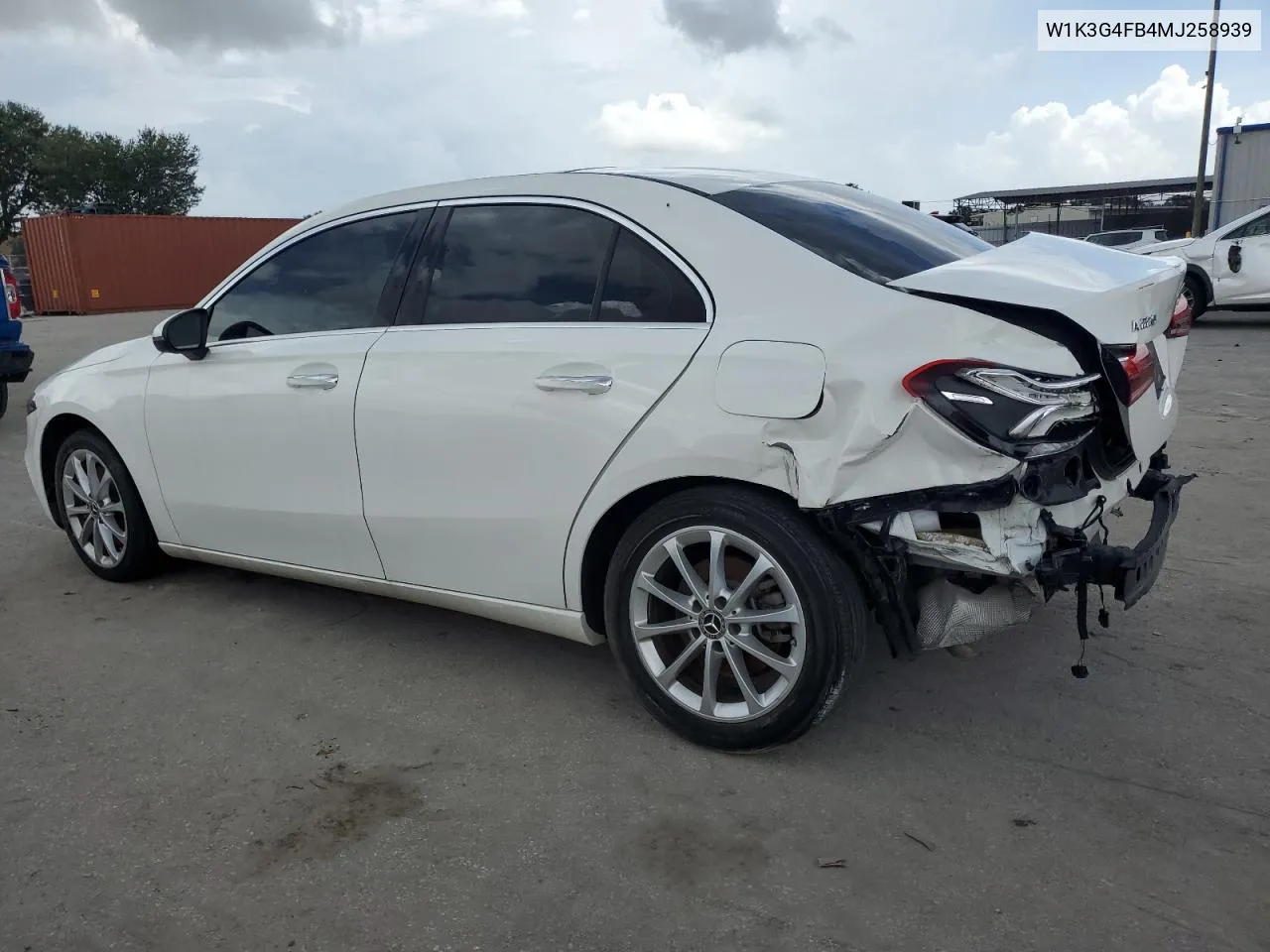 2021 Mercedes-Benz A 220 4Matic VIN: W1K3G4FB4MJ258939 Lot: 70425064