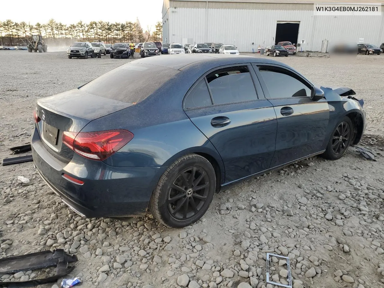 2021 Mercedes-Benz A 220 VIN: W1K3G4EB0MJ262181 Lot: 77635314