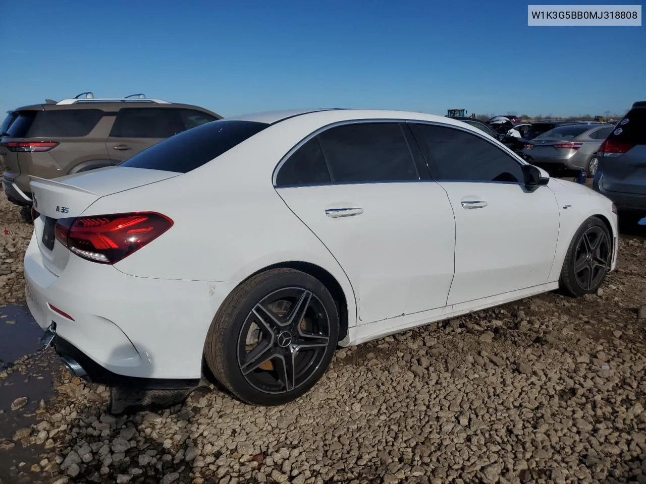 W1K3G5BB0MJ318808 2021 Mercedes-Benz A 35 Amg