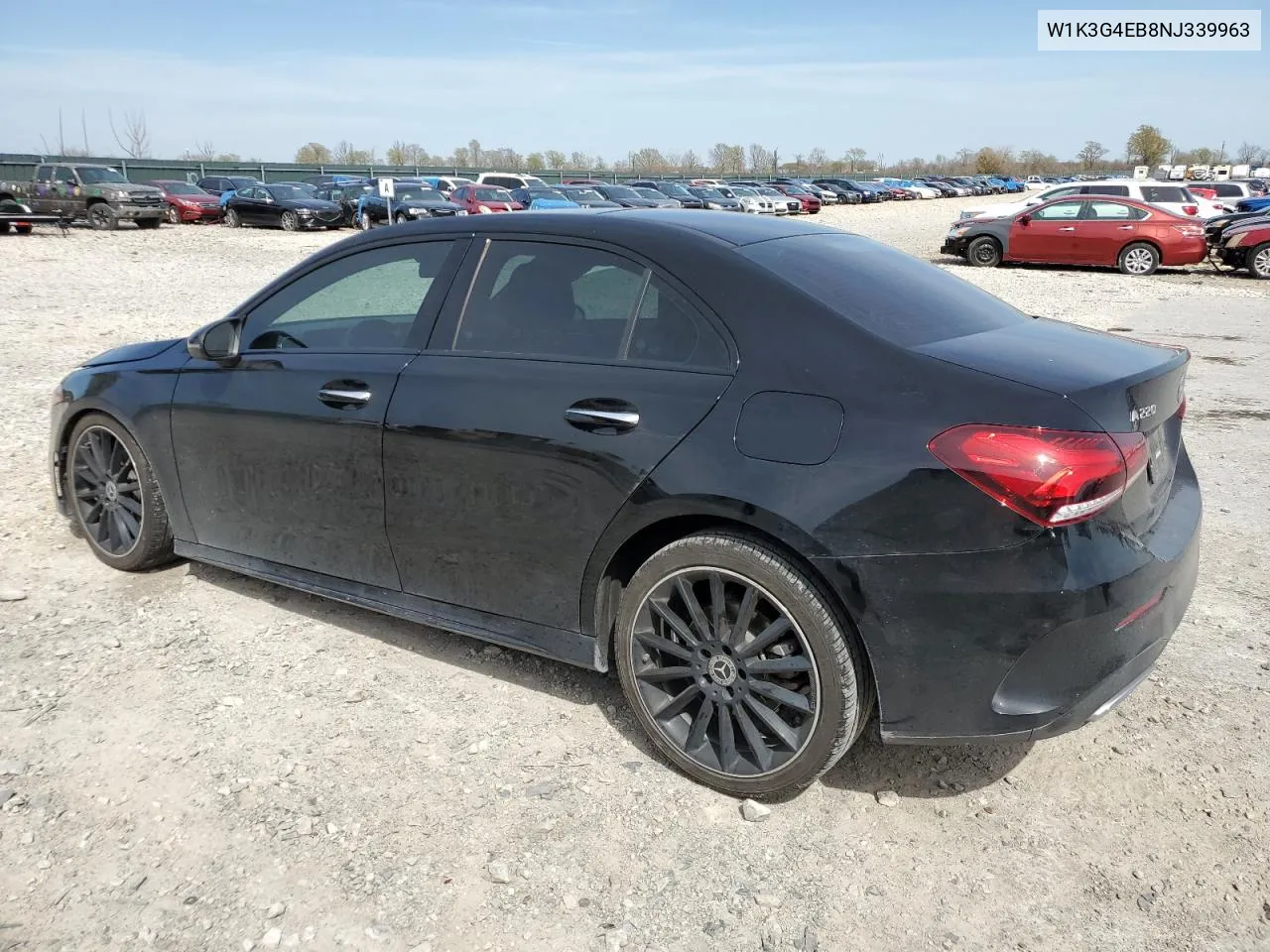 2022 Mercedes-Benz A 220 VIN: W1K3G4EB8NJ339963 Lot: 48916334