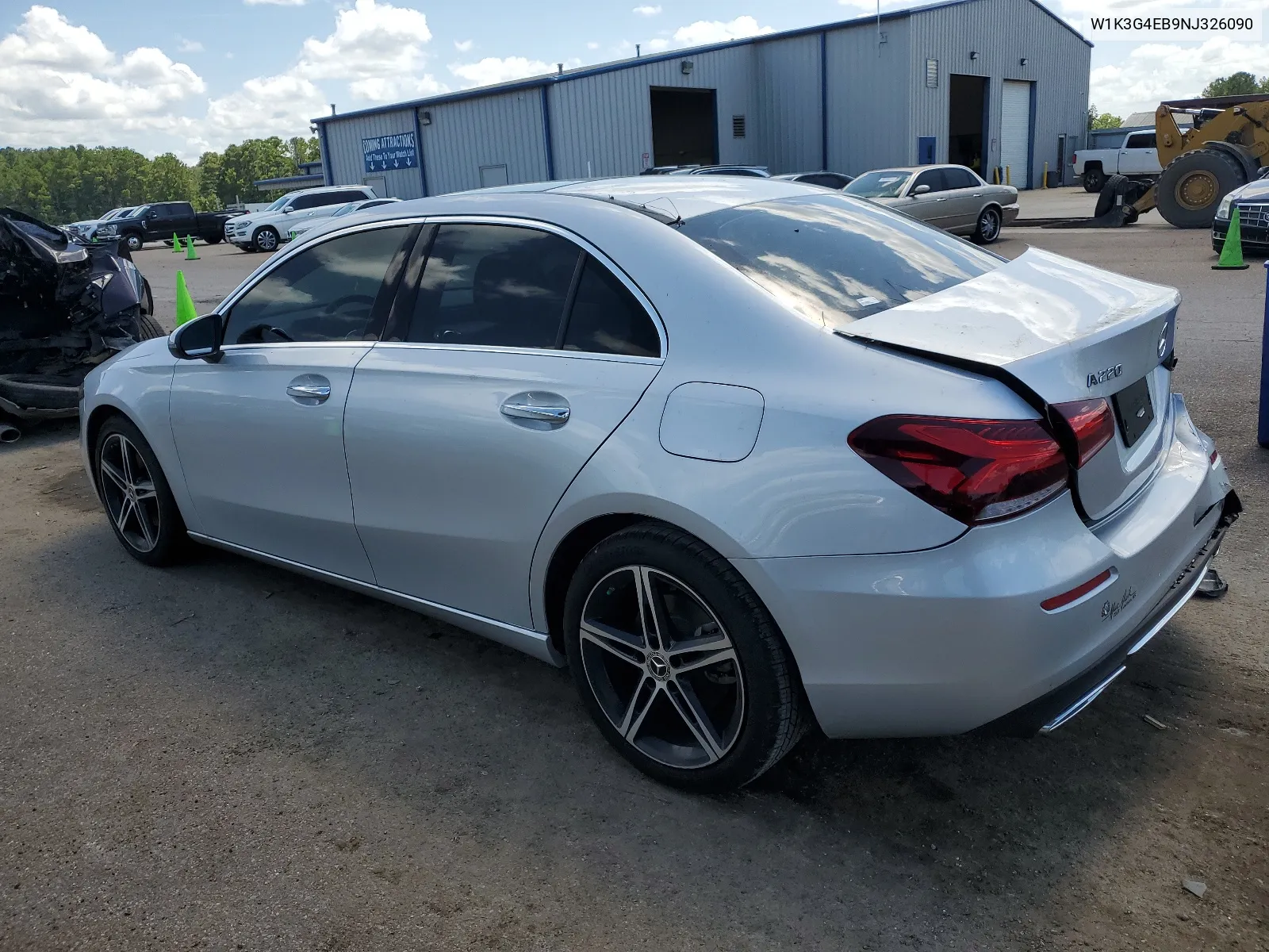 2022 Mercedes-Benz A 220 VIN: W1K3G4EB9NJ326090 Lot: 65227734