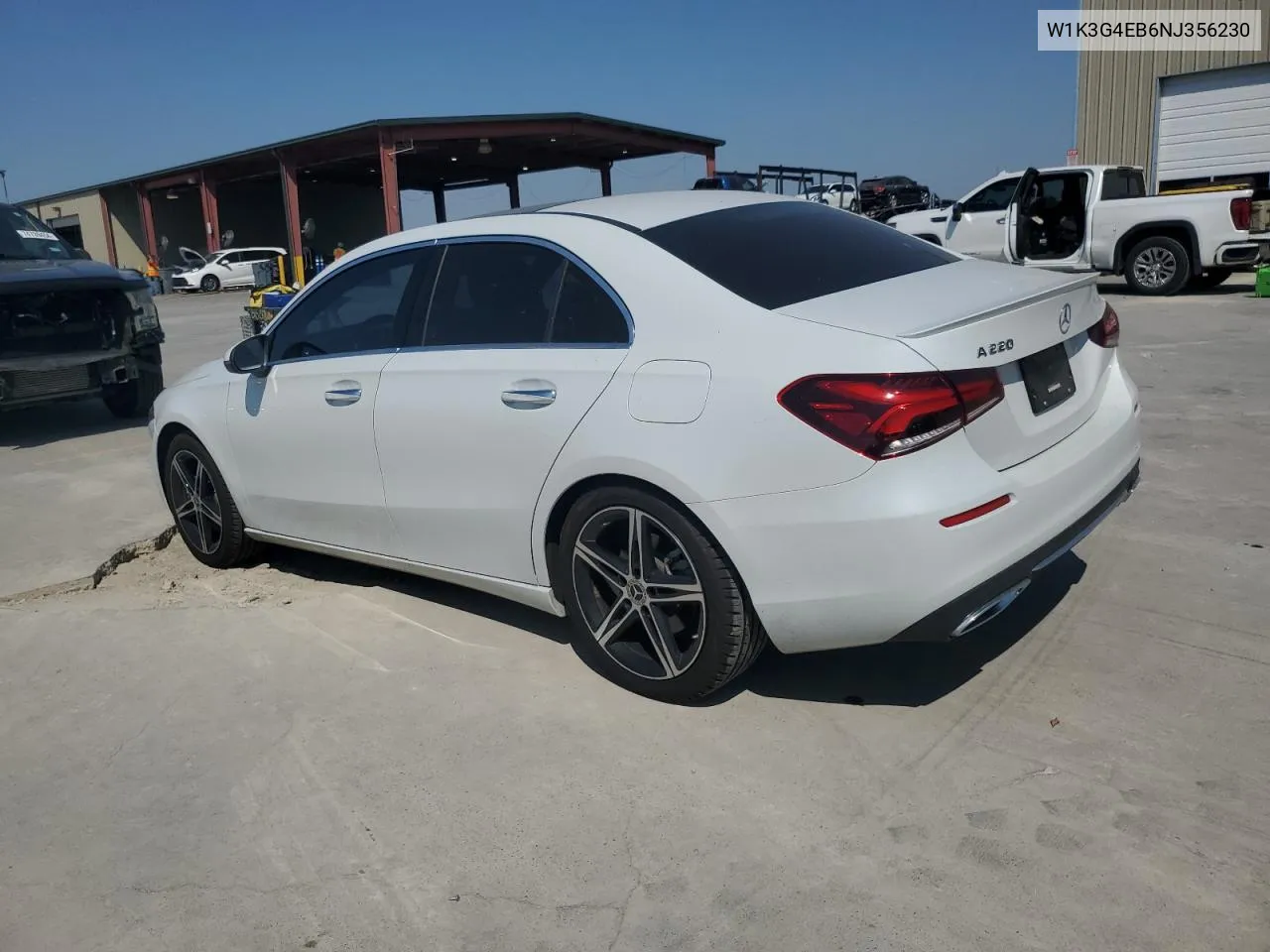 2022 Mercedes-Benz A 220 VIN: W1K3G4EB6NJ356230 Lot: 74146954