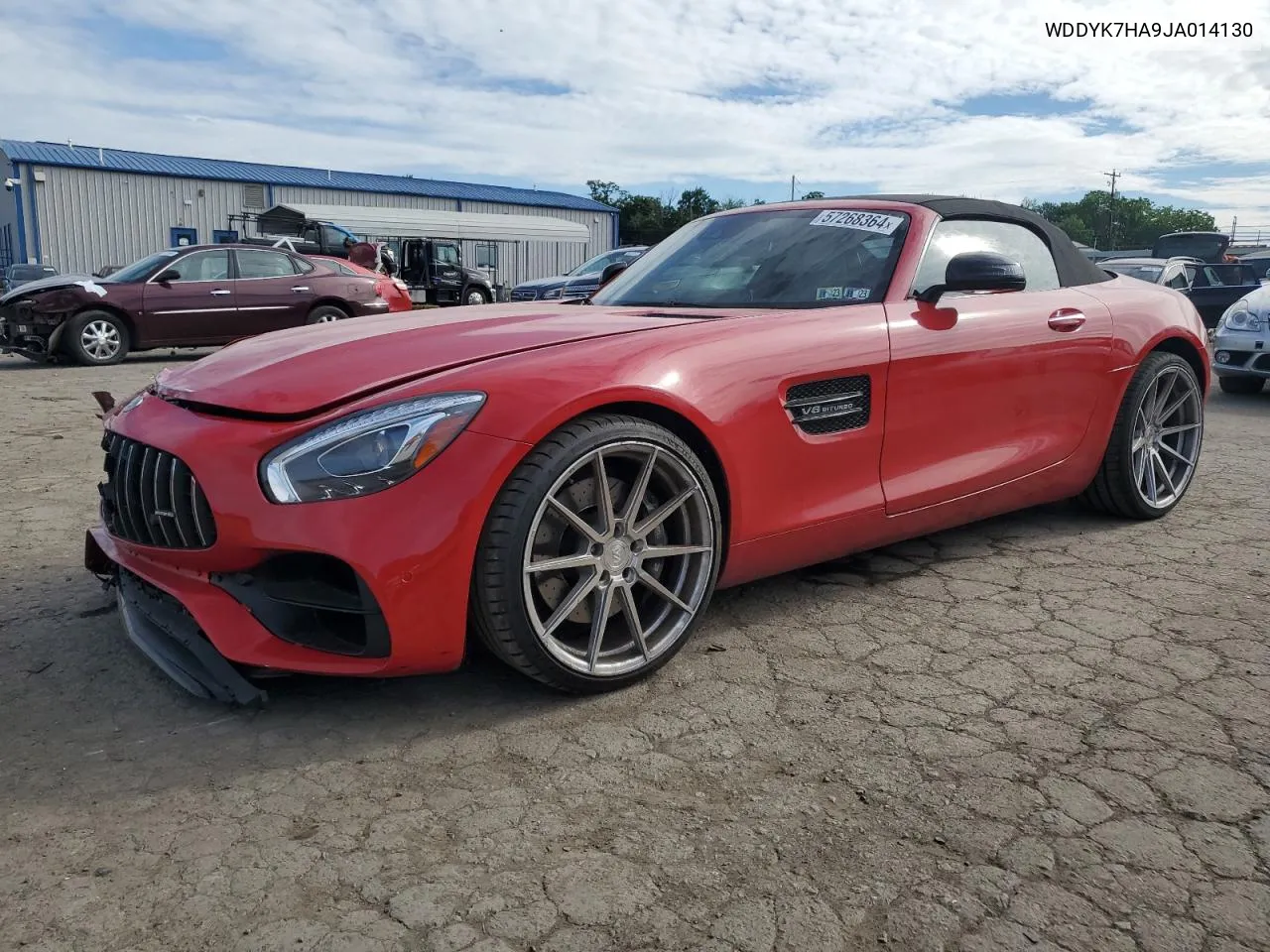 2018 Mercedes-Benz Amg Gt VIN: WDDYK7HA9JA014130 Lot: 57268364