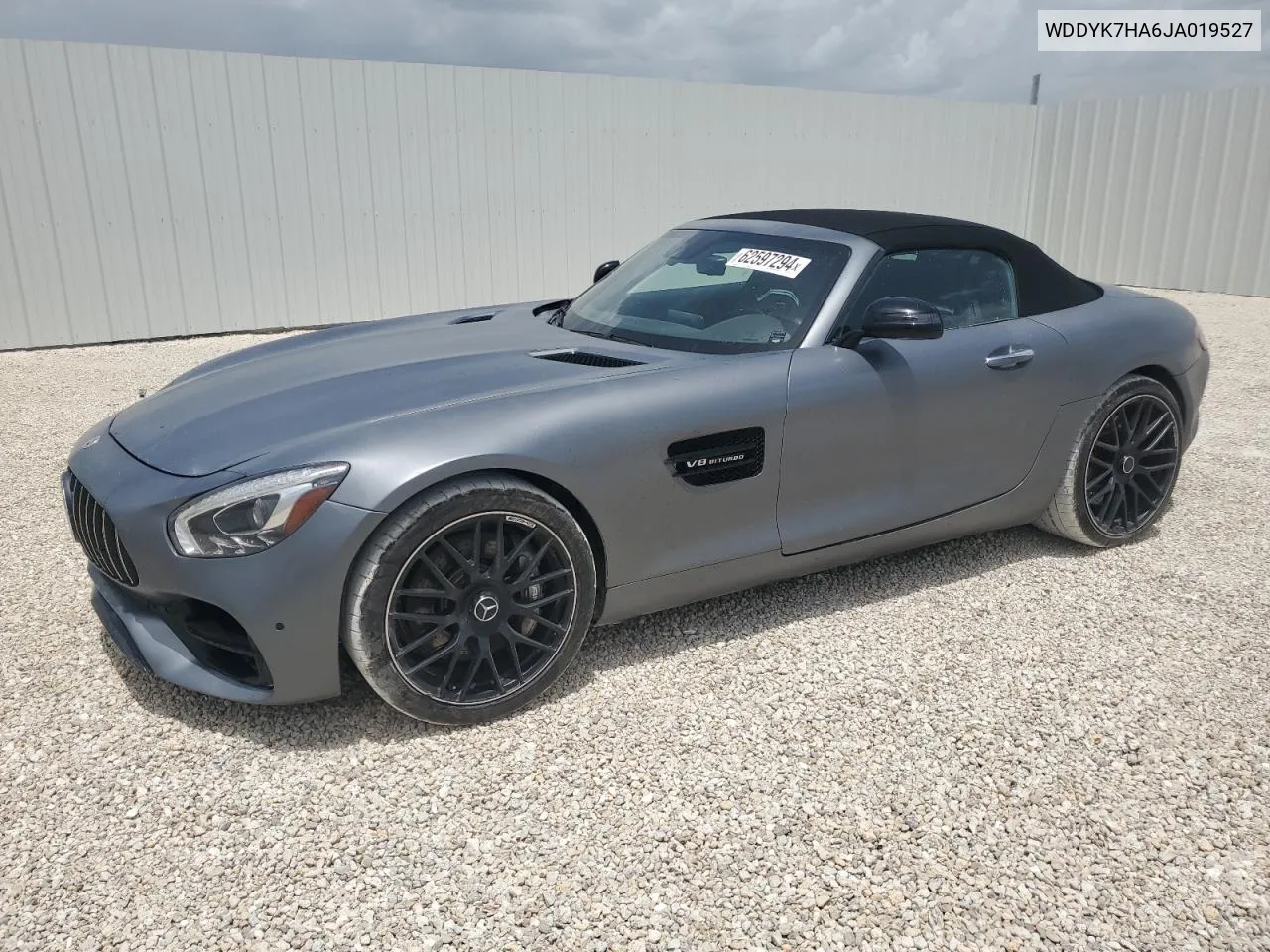 2018 Mercedes-Benz Amg Gt VIN: WDDYK7HA6JA019527 Lot: 62597294