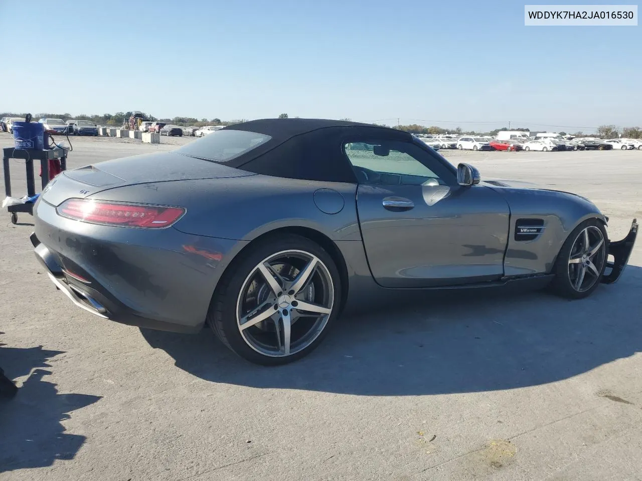 2018 Mercedes-Benz Amg Gt VIN: WDDYK7HA2JA016530 Lot: 76813934