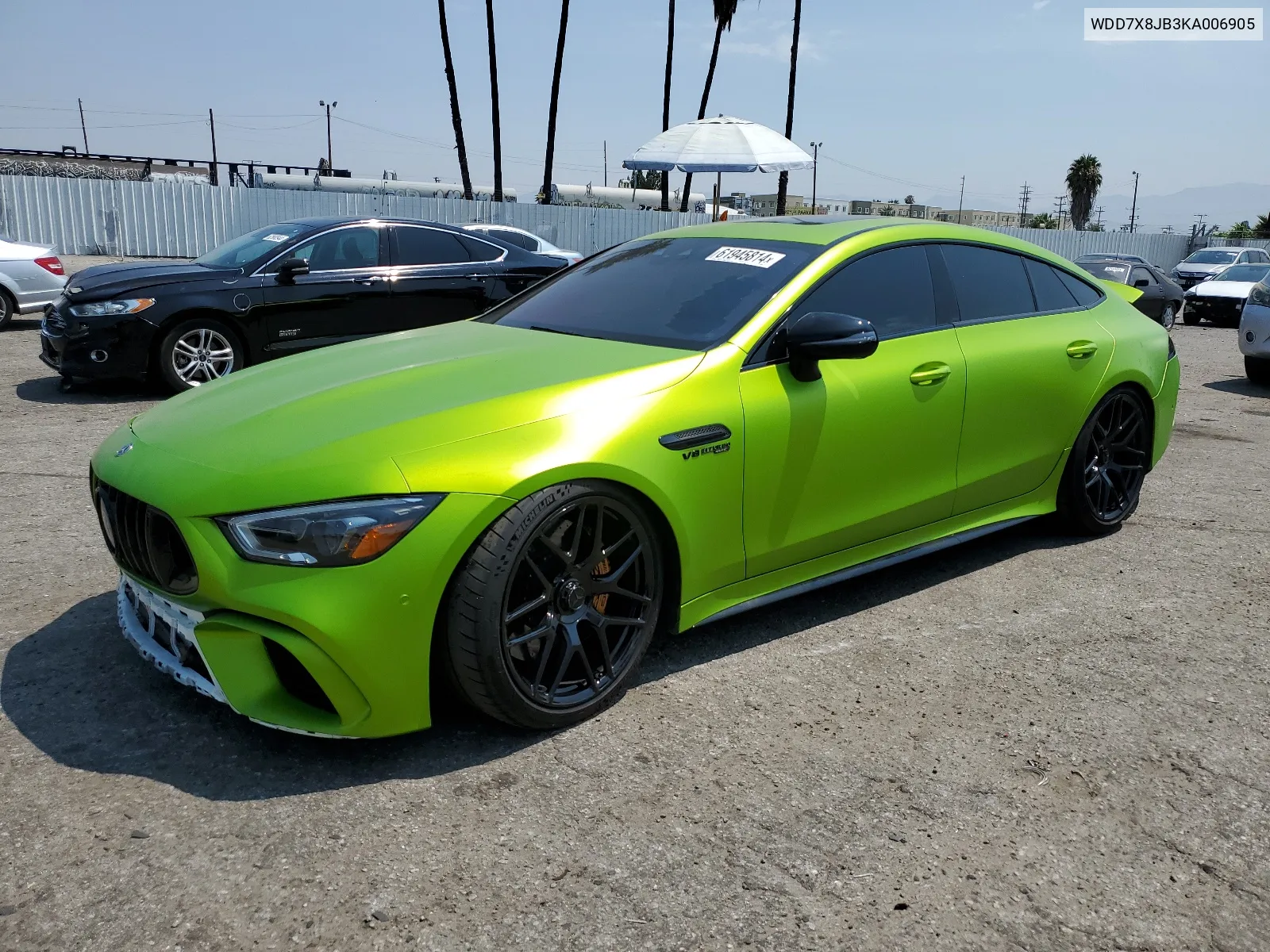 2019 Mercedes-Benz Amg Gt 63 VIN: WDD7X8JB3KA006905 Lot: 61945814