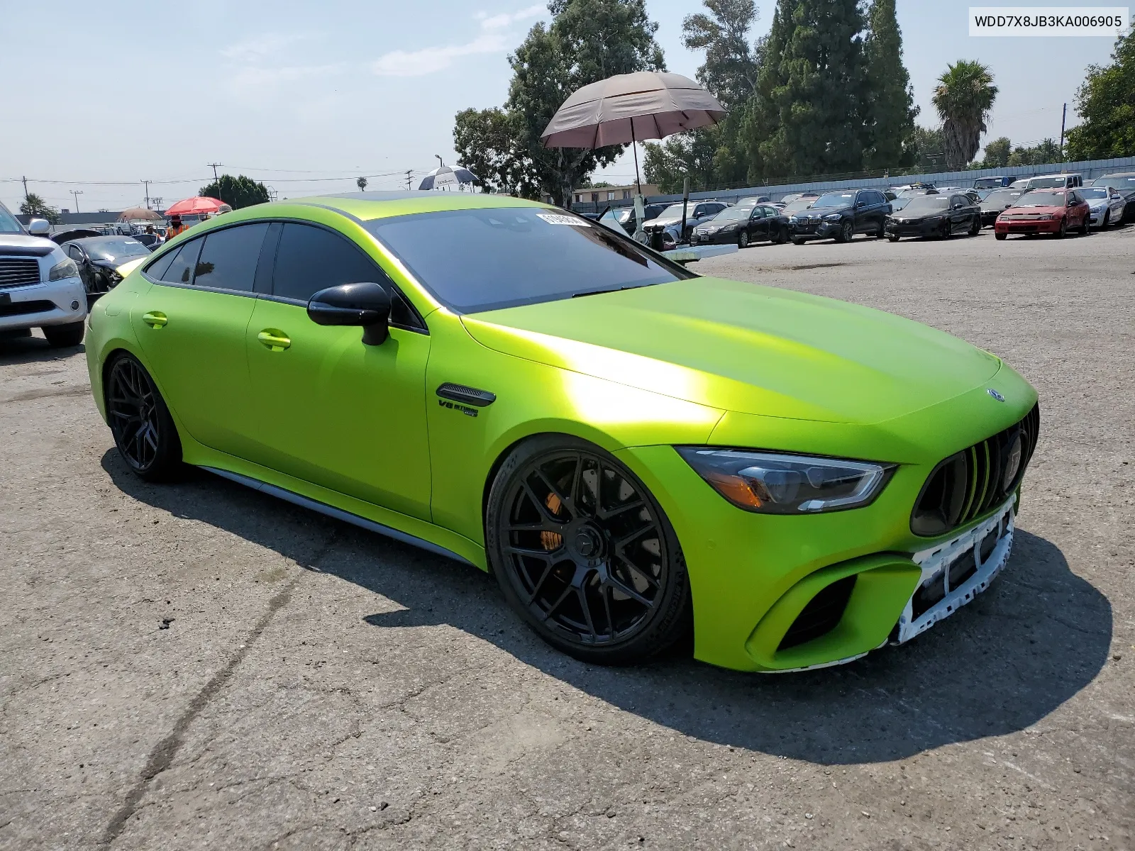 2019 Mercedes-Benz Amg Gt 63 VIN: WDD7X8JB3KA006905 Lot: 61945814