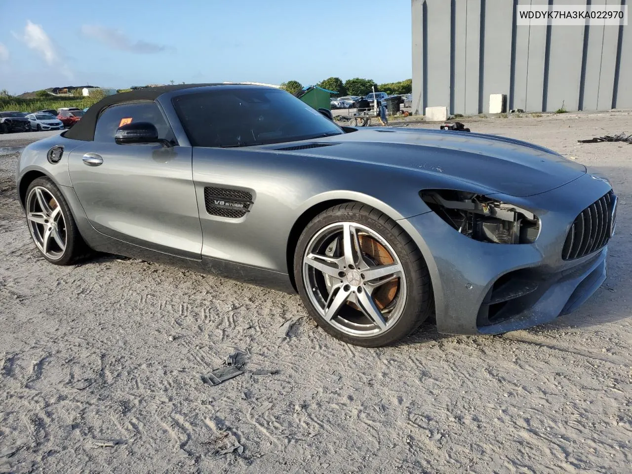 2019 Mercedes-Benz Amg Gt VIN: WDDYK7HA3KA022970 Lot: 75913354