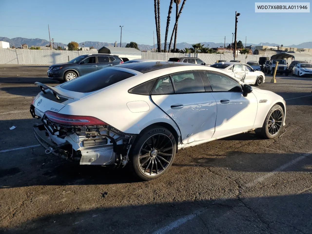 2020 Mercedes-Benz Amg Gt 53 VIN: WDD7X6BB3LA011946 Lot: 80168444