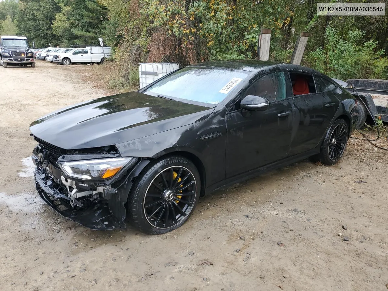 2021 Mercedes-Benz Amg Gt 43 VIN: W1K7X5KB8MA036546 Lot: 74467404