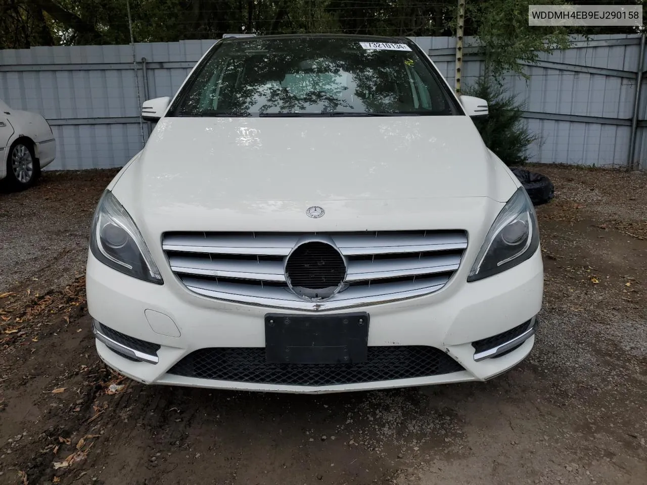 2014 Mercedes-Benz B250 VIN: WDDMH4EB9EJ290158 Lot: 73210134