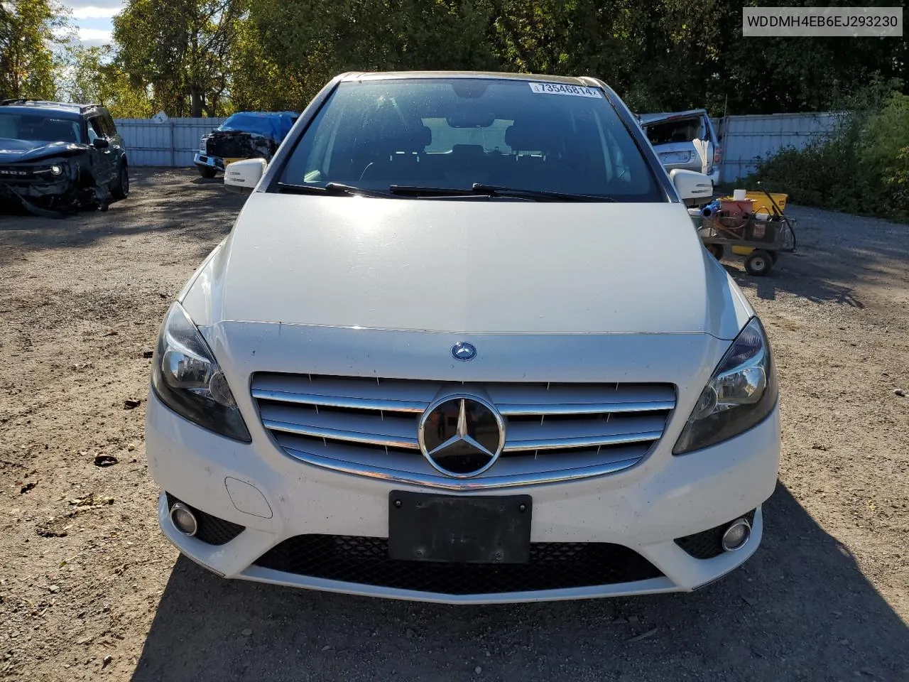 2014 Mercedes-Benz B250 VIN: WDDMH4EB6EJ293230 Lot: 73546814