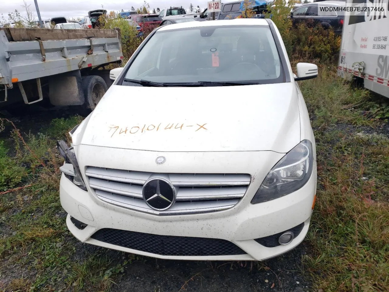 2014 Mercedes-Benz B250 VIN: WDDMH4EB7EJ217466 Lot: 74010144