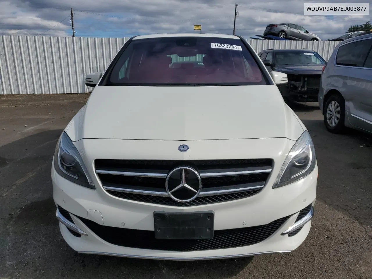 2014 Mercedes-Benz B Electric VIN: WDDVP9AB7EJ003877 Lot: 76323234