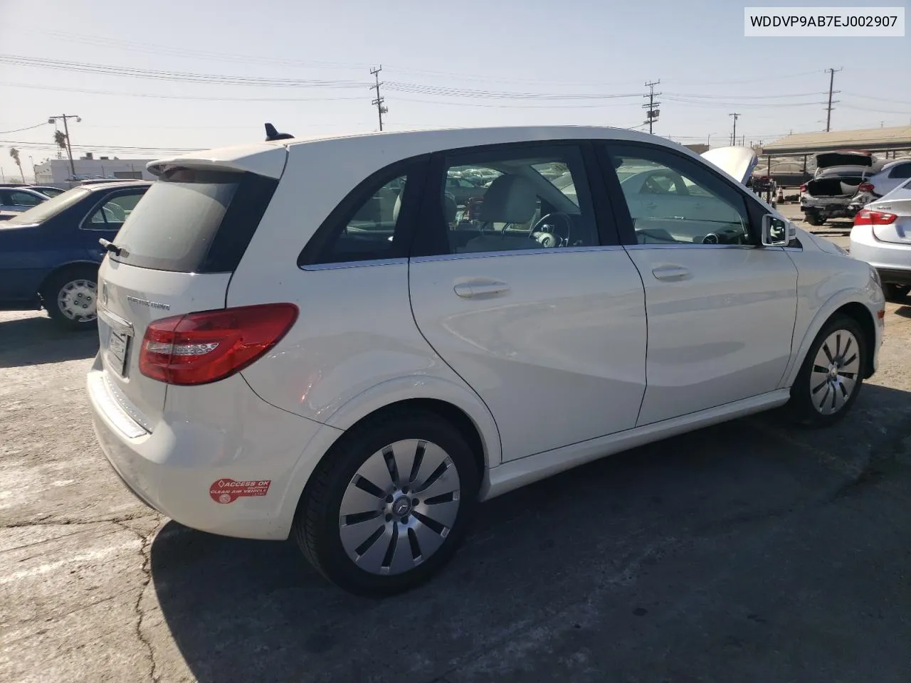 2014 Mercedes-Benz B Electric VIN: WDDVP9AB7EJ002907 Lot: 77015844