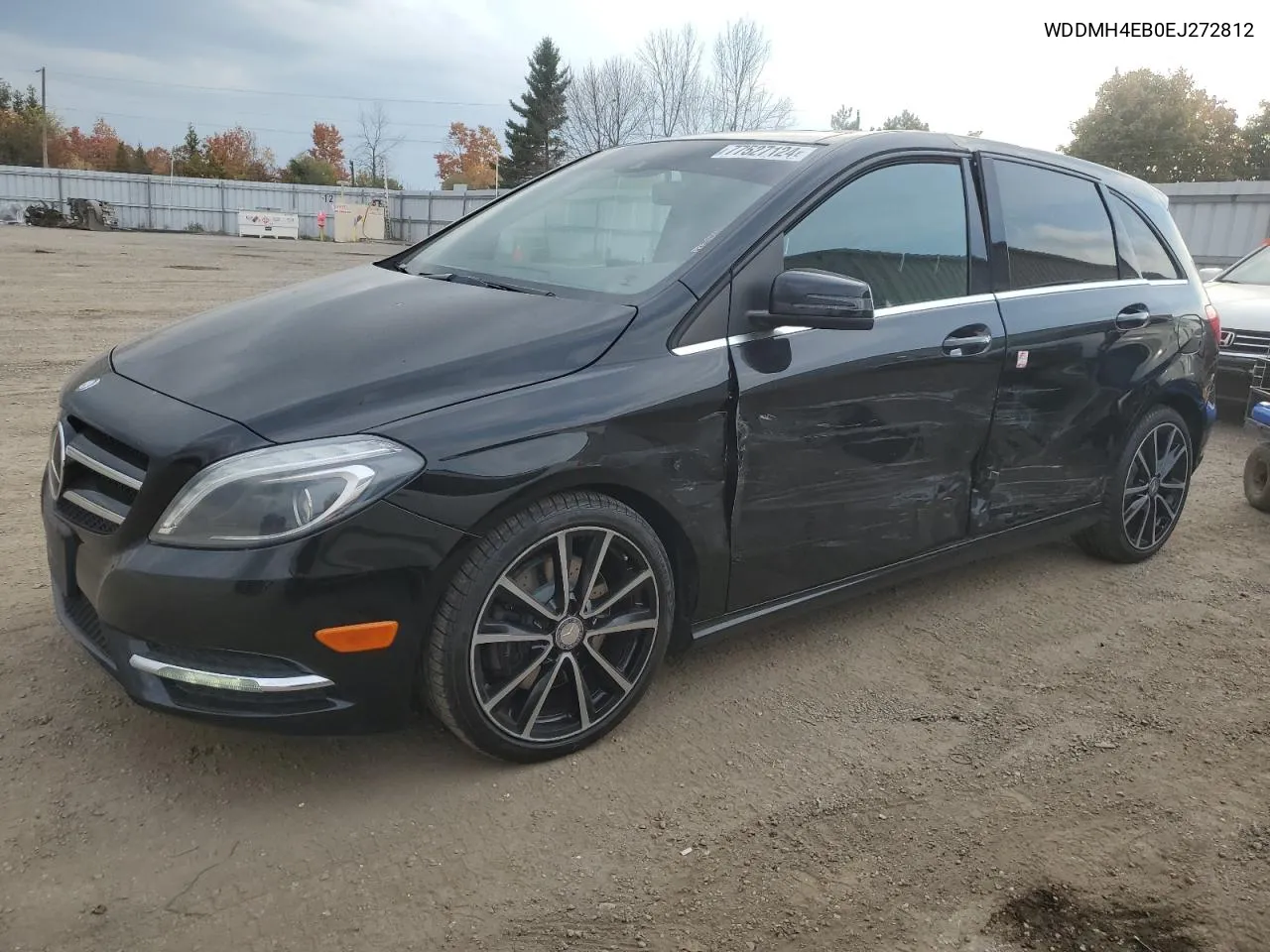 2014 Mercedes-Benz B250 VIN: WDDMH4EB0EJ272812 Lot: 77527124