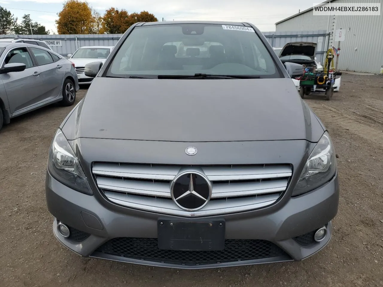 WDDMH4EBXEJ286183 2014 Mercedes-Benz B250