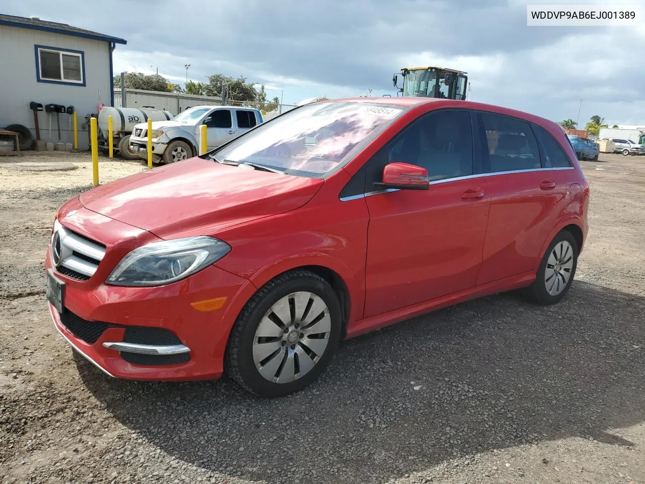 2014 Mercedes-Benz B Electric VIN: WDDVP9AB6EJ001389 Lot: 79948514