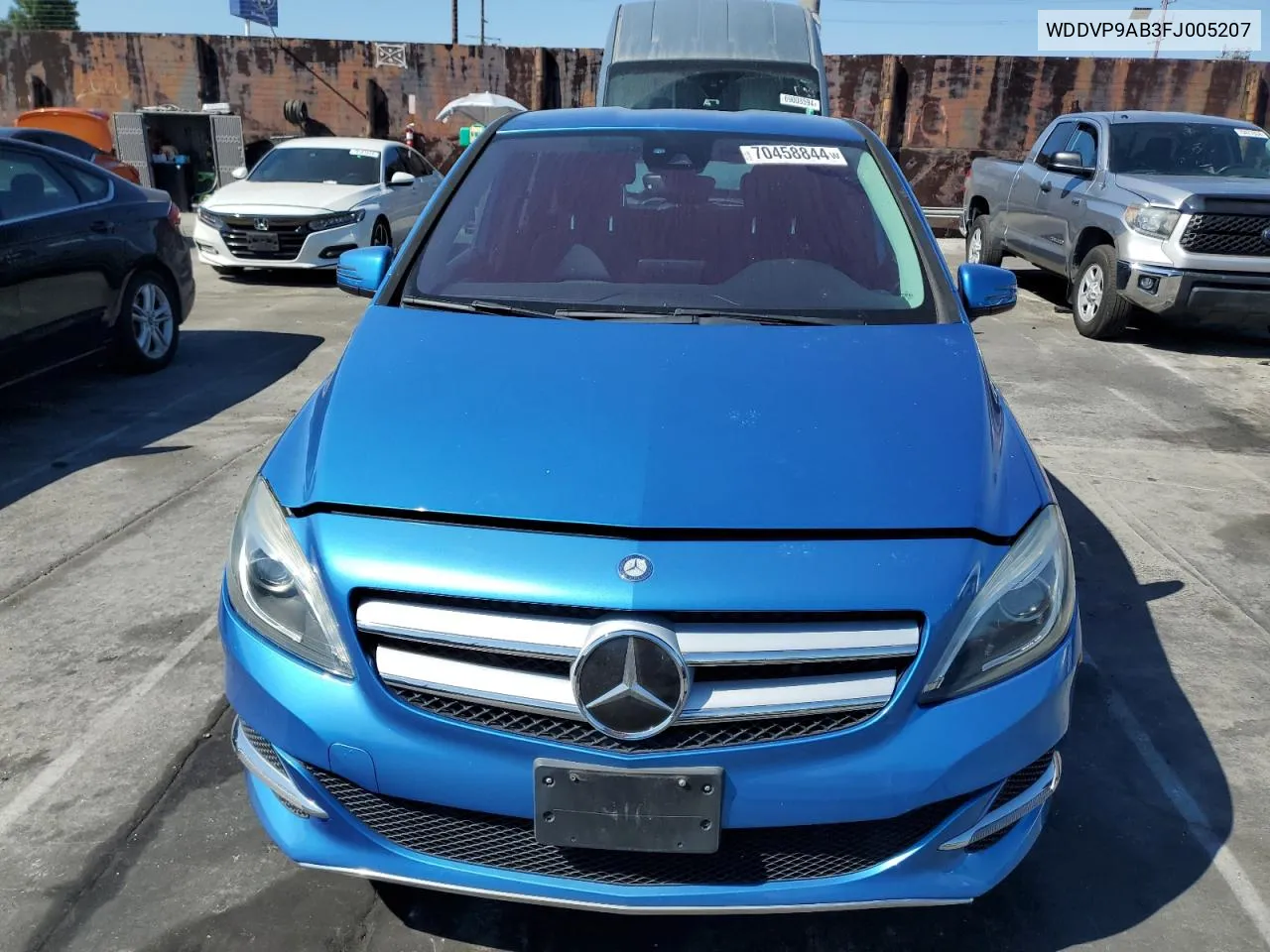 2015 Mercedes-Benz B Electric VIN: WDDVP9AB3FJ005207 Lot: 70458844