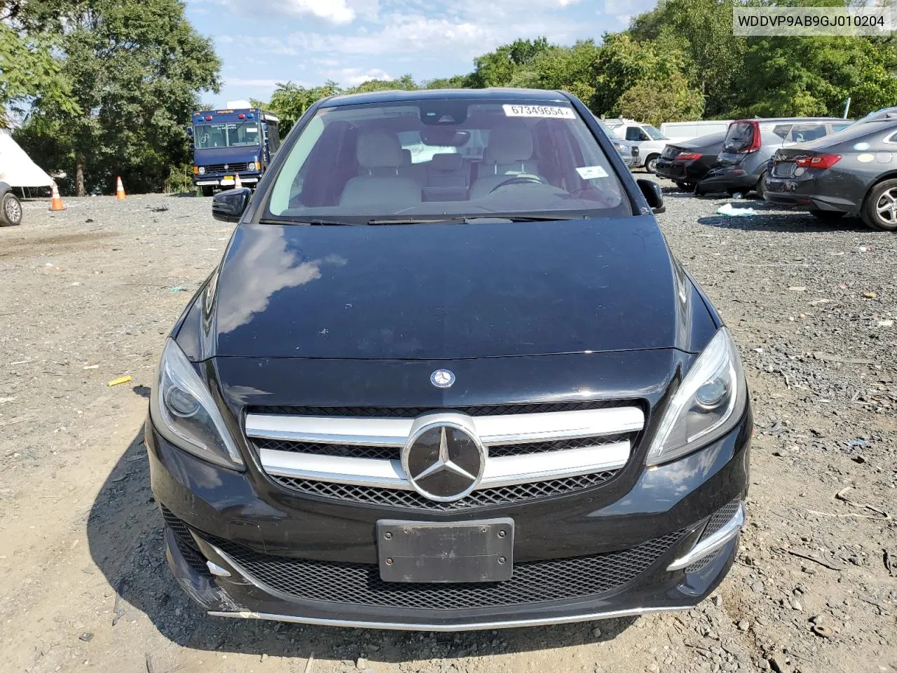 2016 Mercedes-Benz B 250E VIN: WDDVP9AB9GJ010204 Lot: 67349654