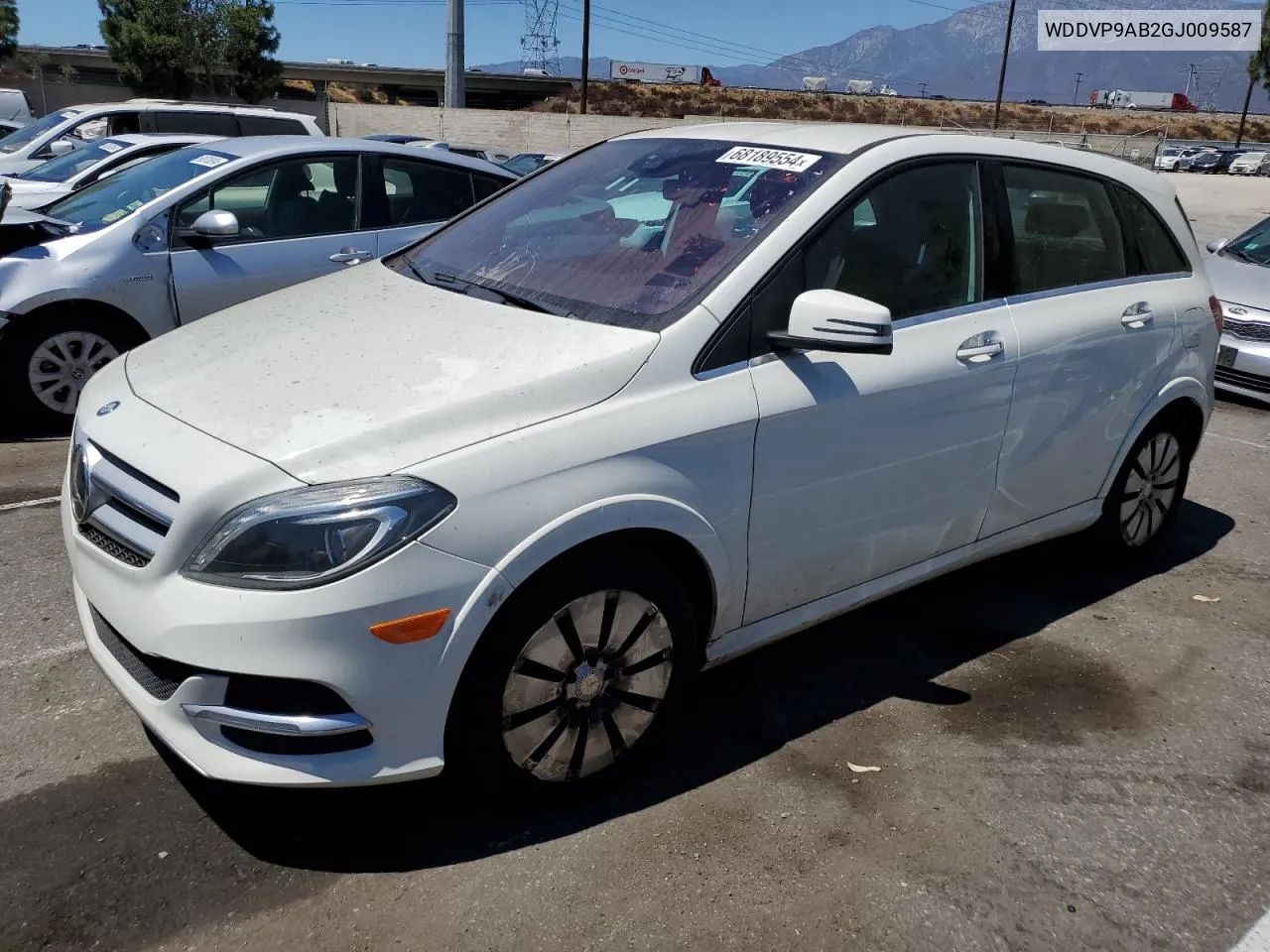 WDDVP9AB2GJ009587 2016 Mercedes-Benz B 250E