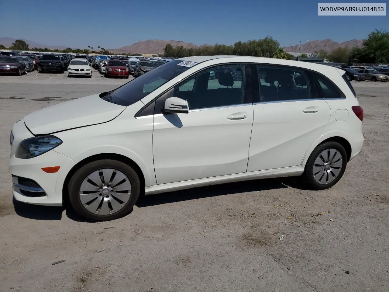 2017 Mercedes-Benz B 250E VIN: WDDVP9AB9HJ014853 Lot: 62364874