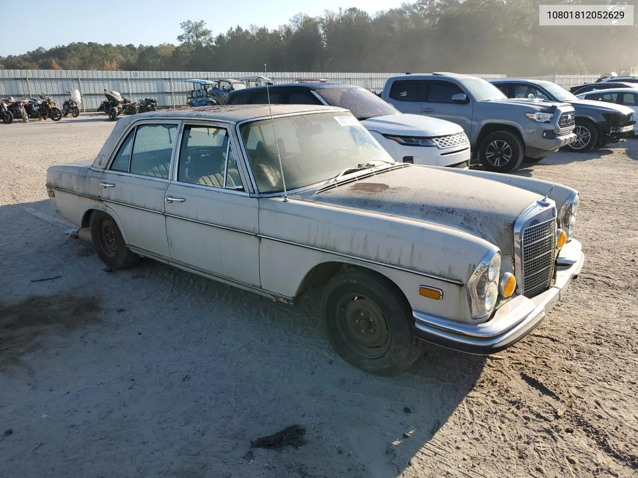 1970 Mercedes-Benz C280 VIN: 10801812052629 Lot: 77711924