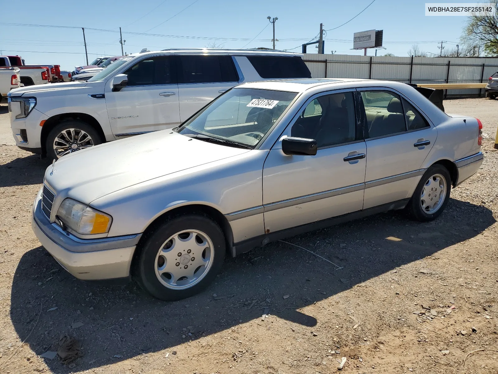 1995 Mercedes-Benz C 280 VIN: WDBHA28E7SF255142 Lot: 68411704