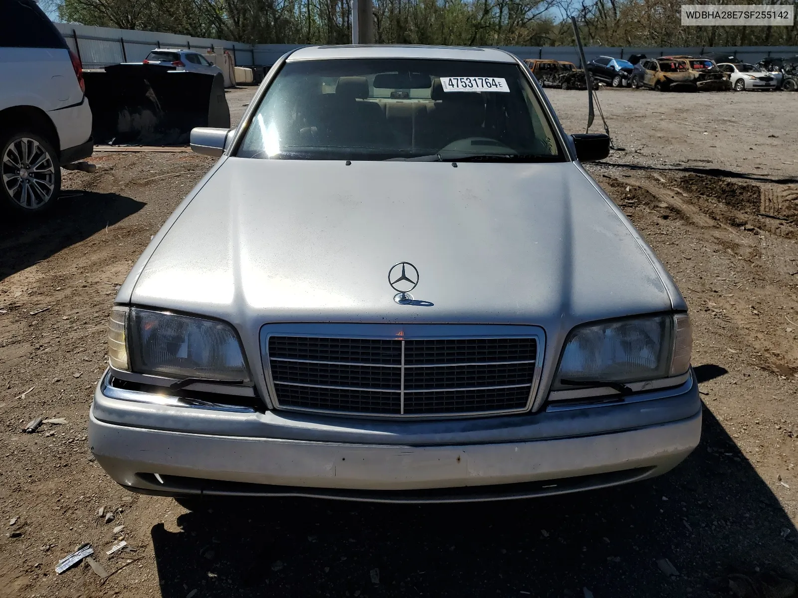 1995 Mercedes-Benz C 280 VIN: WDBHA28E7SF255142 Lot: 68411704