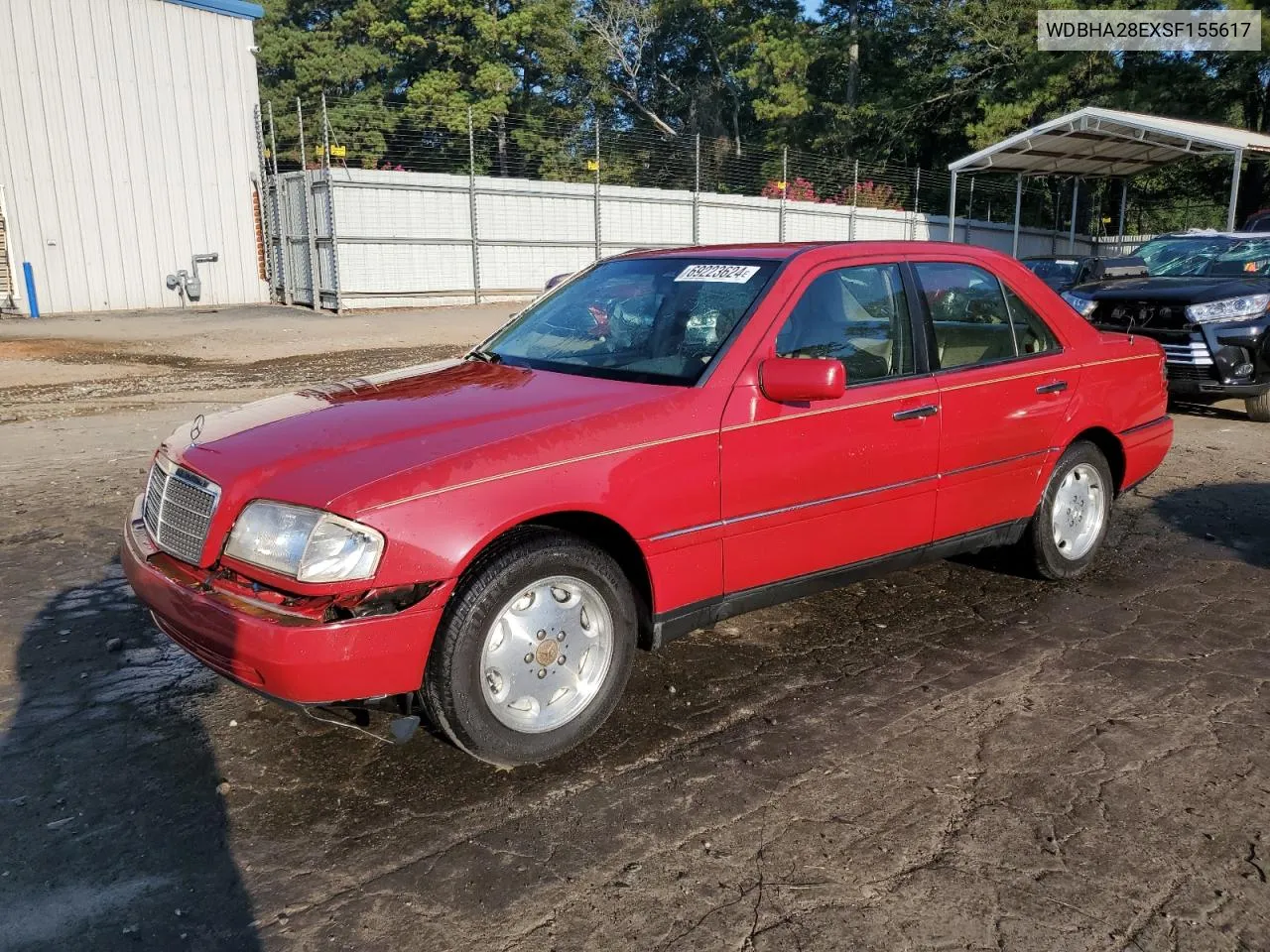 1995 Mercedes-Benz C 280 VIN: WDBHA28EXSF155617 Lot: 69223624