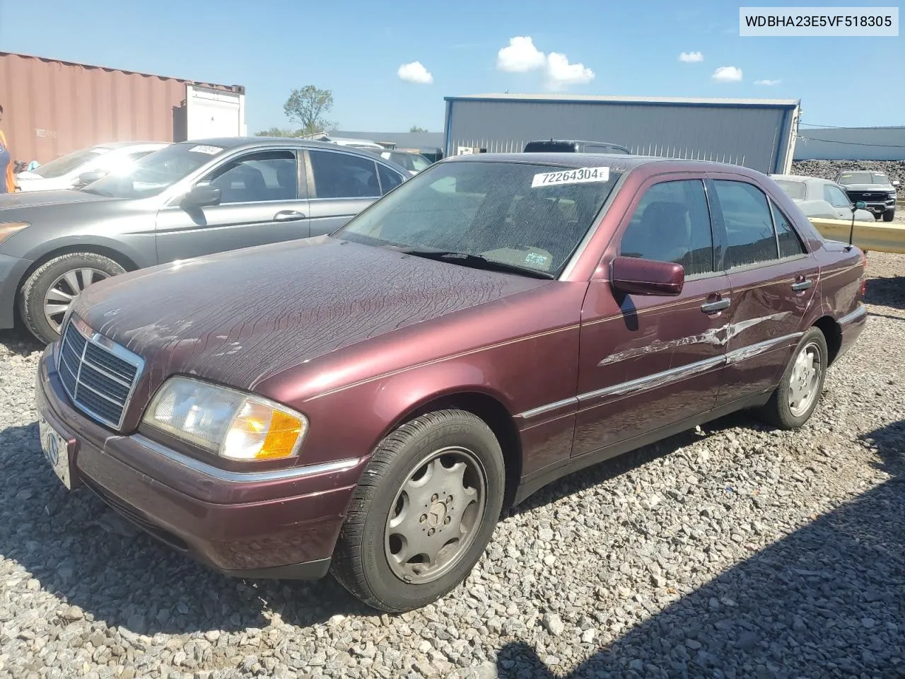 1997 Mercedes-Benz C 230 VIN: WDBHA23E5VF518305 Lot: 72264304