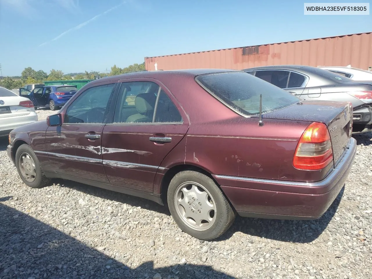 1997 Mercedes-Benz C 230 VIN: WDBHA23E5VF518305 Lot: 72264304