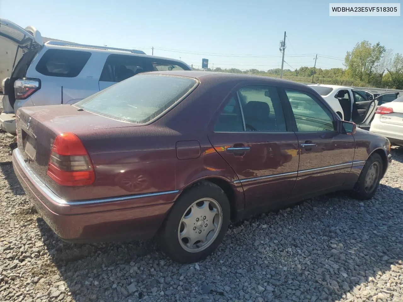 1997 Mercedes-Benz C 230 VIN: WDBHA23E5VF518305 Lot: 72264304