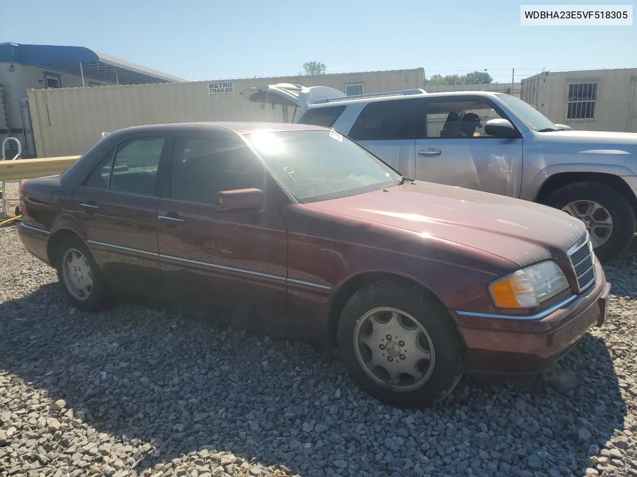 1997 Mercedes-Benz C 230 VIN: WDBHA23E5VF518305 Lot: 72264304