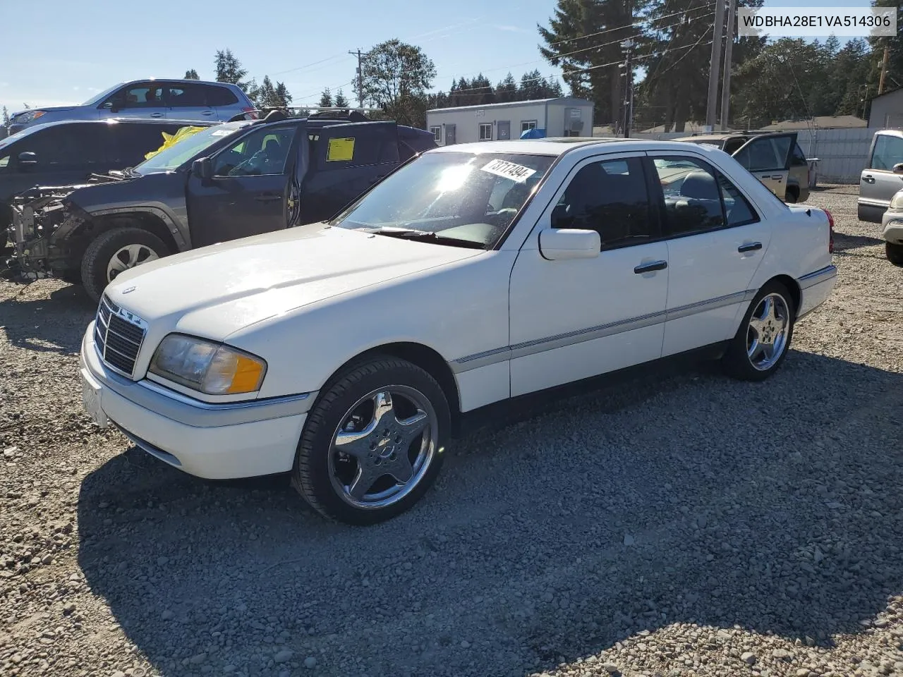 1997 Mercedes-Benz C 280 VIN: WDBHA28E1VA514306 Lot: 73717494