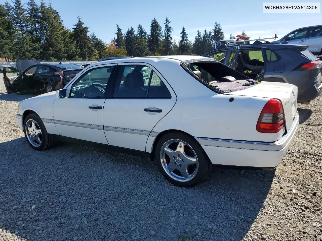 1997 Mercedes-Benz C 280 VIN: WDBHA28E1VA514306 Lot: 73717494