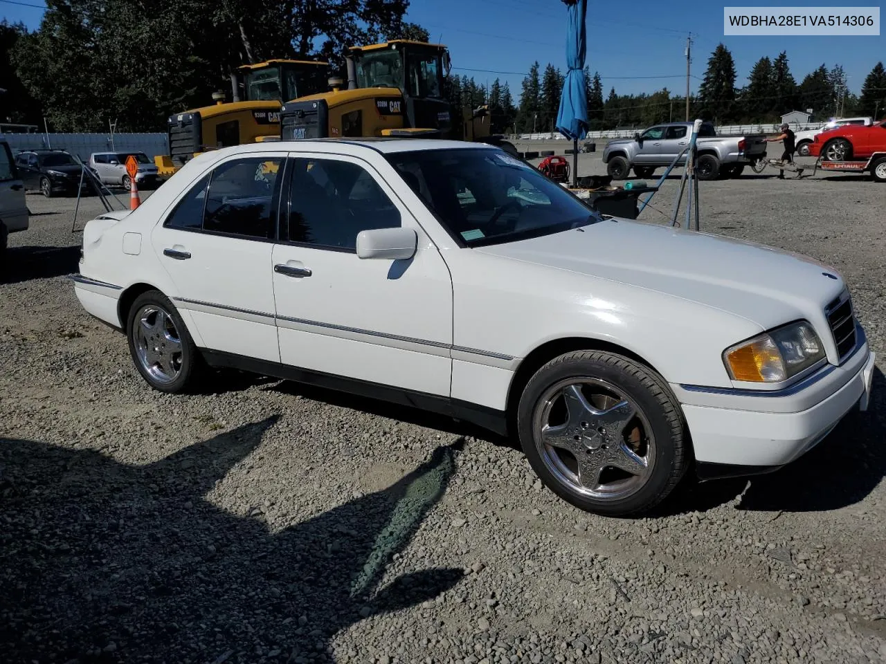 1997 Mercedes-Benz C 280 VIN: WDBHA28E1VA514306 Lot: 73717494