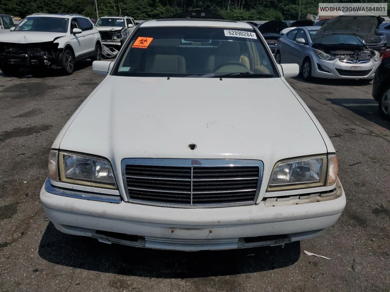 1998 Mercedes-Benz C 230 VIN: WDBHA23G6WA584801 Lot: 62890284