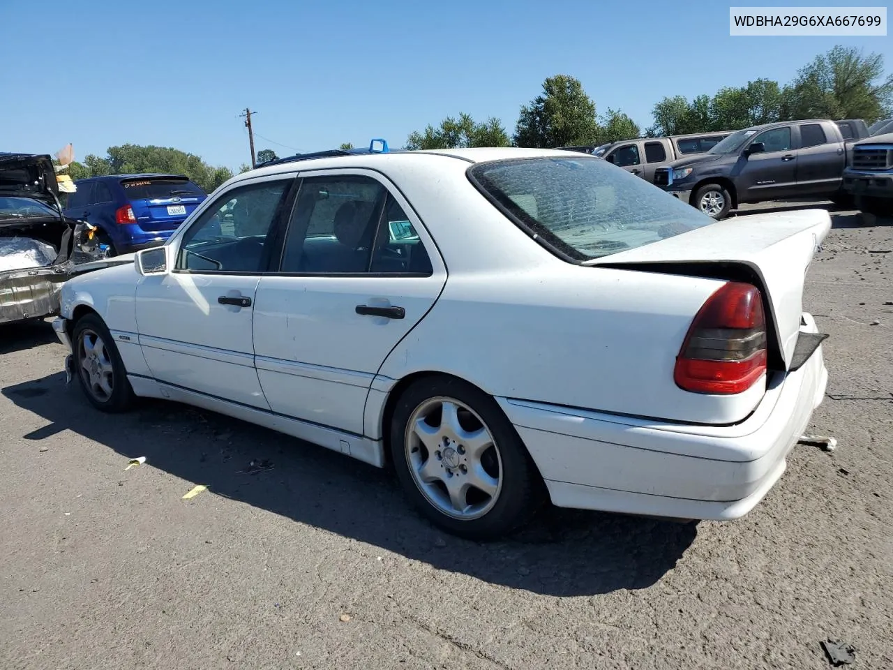 1999 Mercedes-Benz C 280 VIN: WDBHA29G6XA667699 Lot: 64036134