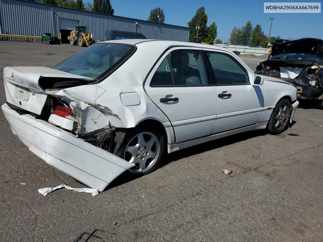 1999 Mercedes-Benz C 280 VIN: WDBHA29G6XA667699 Lot: 64036134