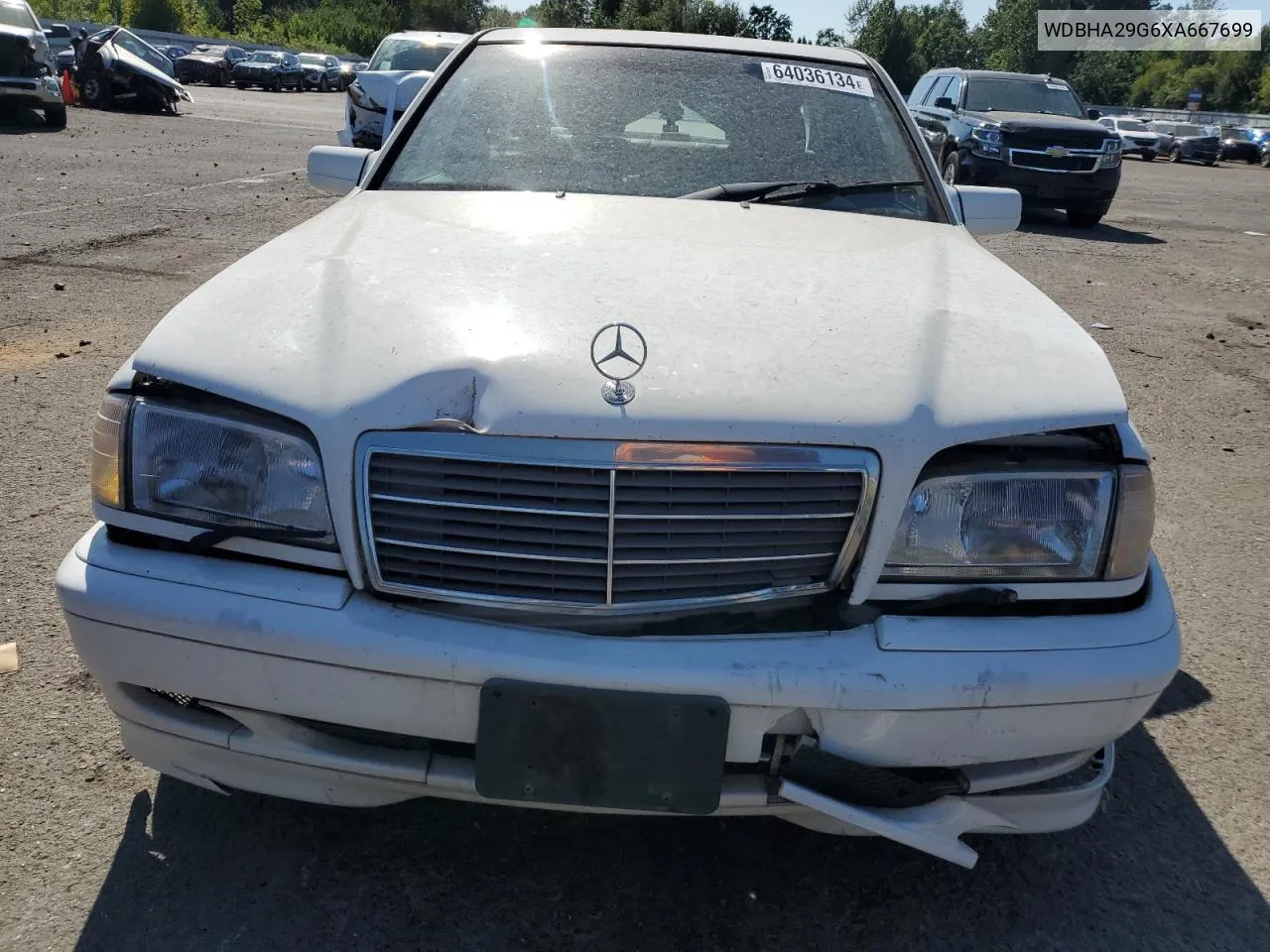 1999 Mercedes-Benz C 280 VIN: WDBHA29G6XA667699 Lot: 64036134