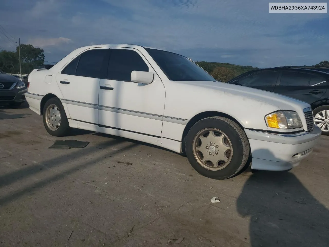 1999 Mercedes-Benz C 280 VIN: WDBHA29G6XA743924 Lot: 70222874